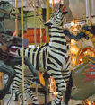 Herschell-Spillman 3rd Row Jumpring Zebra